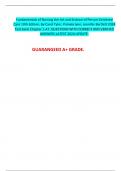 Fundamentals of Nursing the Art and Science of Person-Centered Care 10th Edition, By Carol Tylor, Pamela lynn, Jennifer Bartlett 2024 Test bank Chapter 1-47. 