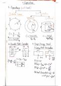 Capacitors Concise NOTES (JEE main/ NEET) 