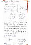 Motion in Two Dimension Concise NOTES JEE main NEET