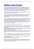 MENTAL HEALTH HESI 8    The nurse completes a physical assessment. When asked what brought her to the hospital, the client replies that things just aren't right and begins to cry. After further conversation, the client describes her mood as very sad no