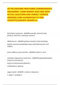 ATI PN CAPSTONE PROCTORED COMPREHENSIVE ASSESSMENT  EXAM NEWEST 2024-2025 WITH ACTUAL QUESTIONS AND CORRECT VERIFIED ANSWERS|100% GUARANTEED TO PASS CONCEPTS|ALREADY GRADED A+