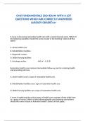 CMS FUNDAMENTALS 2024 EXAM WITH A LOT QUESTIONS WHICH ARE CORRECTLY ANSWERED ALREADY GRADED A+    A nurse is discussing restorative health care with a newly licensed nurse. Which of the following examples should the nurse include in the teaching? 