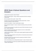 HFHC Exam 4 Kahoot Questions and Answers