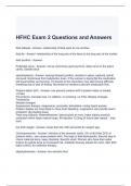 HFHC Exam 2 Questions and Answers 2024-Graded A