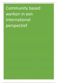 Samenvatting Community based werken 3de Bachelor Orthopedagogie