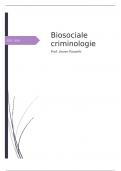 Samenvatting Biolosociale Criminologie '23-'24