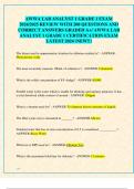 LAB ANALYST CERTIFICATION EXAMS (AWWA, CWEA, WASTE WATER LAB ANALYST) BUNDLE 2024-2025 PREP WITH 680 QUESTIONS AND CORRECT ANSWERS GRADED A  BEST TO PRACTICE FOR LAB ANALYST EXAMS ( BRAND NEW!!)