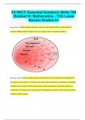 TX PACT: Essential Academic Skills 700 (Subtest III: Mathematics - 703) Latest  Version Graded A+