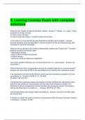 Illinois Leasing Agent  Exam Bundle