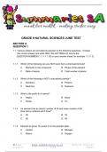 Grade 9 Natural Sciences (NS) June Paper and Memo - 2024