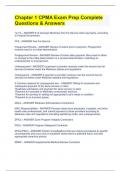 Chapter 1 CPMA Exam Prep Complete Questions & Answers 12.1% - ANSWER # of improper Medicare Fee-For-Service claim payments, according to Federal Government.