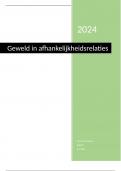 3.1 Geweld in afhankelijkheidsrelaties, behaald met een 8! Incl. beoordelingsformulier