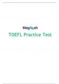 TOEFL Practice Test