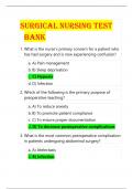 Test Bank - Lewis Medical Surgical Nursing, 12th Edition (Harding, 2023), Chapter 1-69 | All Chapters