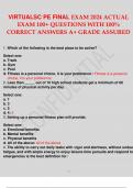 VIRTUALSC PE FINAL EXAM 2024 ACTUAL EXAM 100+ QUESTIONS WITH 100% CORRECT ANSWERS