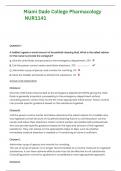 Review ATI Pharmacology NRSG 106 Fletcher Exam Questions with Rationale 