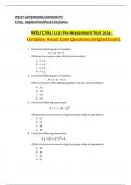 WGU C784 / L121 Pre-Assessment Test 2024.  Complete Actual Exam Questions.(Original Exam).