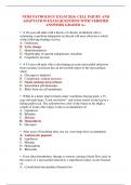 NURS PATHOLOGY EXAM 2024: CELL INJURY AND ADAPTATION EXAM QUESTIONS WITH VERIFIED ANSWERS| GRADED A+ 