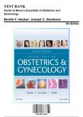 Test Bank for Hacker & Moore's Essentials of Obstetrics and Gynecology, 6th Edition by Neville F. Hacker; Joseph C. Gambone, 9781455775583, Covering Chapters 1-42 | Includes Rationales