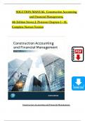 Solution Manual For Construction Accounting and Financial Management, 4th Edition by Steven J. Peterson, Verified Chapters 1 - 18, Complete Newest Version