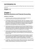 Solution Manual For Fundamentals of Financial Accounting, 6th Edition by Fred Phillips, Robert Libby, Verified Chapters 1 - 13, Complete Newest Version