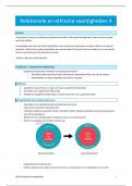 Samenvatting -  relationele en ethische ontwikkeling  4