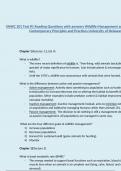 ENWC 201 Test #1 Reading Questions with answers |Wildlife Management and Conservation: Contemporary Principles and Practices| University of Delaware