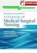 Test Bank for Brunner & Suddarth's Textbook of Medical-Surgical Nursing, 15th Edition (Hinkle, 2024), All Chapters 2024 Updated 9781975161033 Newest Edition Instant Pdf Download