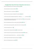 Straighterline Chem 101 Exam 4 Questions And Answers