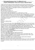 Prehospital Emergency Care, 11e (Mistovich et al.) Test bank > complete questions/answers (well elaborated)