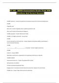 OT 540 - MOHO Assessments Ocairs Exam With Questions And Correct Answers