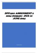 DPP1501 Assignment 2 2024 (605540) - DUE 10 June 2024