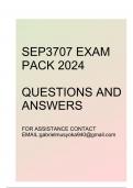 SEP3707 Exam pack 2024(Questions and answers)