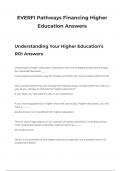 EVERFI Pathways Financing Higher Education Answers.