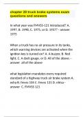 chapter 28 truck brake systems exam questions and answers