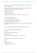 ATI PEDRIATICS EXAM3 QUESTIONS AND CORRECT ANSWERS 2024  LATEST GRADED A+ Paul, a 2 year old, presents with severe bruising and a nose bleed that won't stop. Which of the  following values are NOT essential in the diagnosis of the patient?