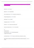 ATI PN COMPREHENSIVE EXIT EXAM 2024/2025 WITH (ACTUAL EXAM)QUESTIONS AND 100% VERIFIED  ANSWERS |GRADED A+ BUN levels - ANSWERS-10-20 WBC levels - ANSWERS-5,000-10,000 Serum creatinine levels - ANSWERS-males 0.6-1.2; females 0.5-1.1 Therapeutic digoxin le