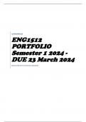 LML4810 PORTFOLIO Semester 1 2024 - DUE 27 May 2024