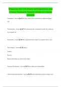 Duquesne bio 112 Exam with Questions and Correct Answers/ Already Grade A+ (latest version)