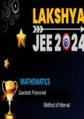 IIT JEE CLASS 12 MATHEMATICS HANDWRITTEN NOTES