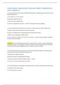 FISDAP AIRWAY EXAM 80 QUESTIONS AND CORRECT ANSWERS 2024  LATEST GRADED A+ 1. A conscious 32 year old complains of difficulty breathing. He is coughing while pointing to his throat.  What should you do?