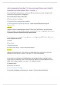 HESI PHARMACOLOGY PRACTICE EXAM 80 QUESTIONS AND CORRECT  ANSWERS WITH RATIONALE 2024 GRADED A+ A client with Paget's disease is started on calcitonin 500 mcg subcutaneously daily. During the initial  treatment, which is the priority nursing action?