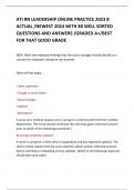 ATI RN LEADERSHIP ONLINE PRACTICE 2023 B ACTUAL /NEWEST 2024 WITH 80 WELL SORTED QUESTIONS AND ANSWERS /GRADED A+/BEST FOR THAT GOOD GRADE 