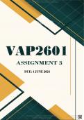 VAP2601 Assignment 3 Due 4 June 2024