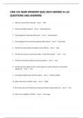 CINE 101 REAR WINDOW QUIZ 2024 GRADED A+;25 QUESTIONS AND ANSWERS