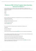 Rasmussen MDC II Final Complete Study Questions And Answers Rated A+