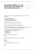 AEII EXAM 1 (WEEKS 1, 2, 3, 4) QUESTIONS WITH COMPLETE SOLUTIONS, GRADED A+