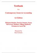 Test Bank for Contemporary Issues in Accounting 1st Edition By Rankin Stanton McGowan Ferlauto Tilling (All Chapters, 100% Original Verified, A+ Grade) 