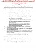 Instructor Manual for Advertising Media Planning A Brand Management Approach 3rd Edition By Larry Kelley, Donald Jugenheimer, Kim Bartel Sheehan (All Chapters, 100% Original Verified, A+ Grade)