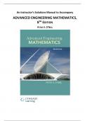 Official© Solutions Manual for Advanced Engineering Mathematics, O_Neil,8e